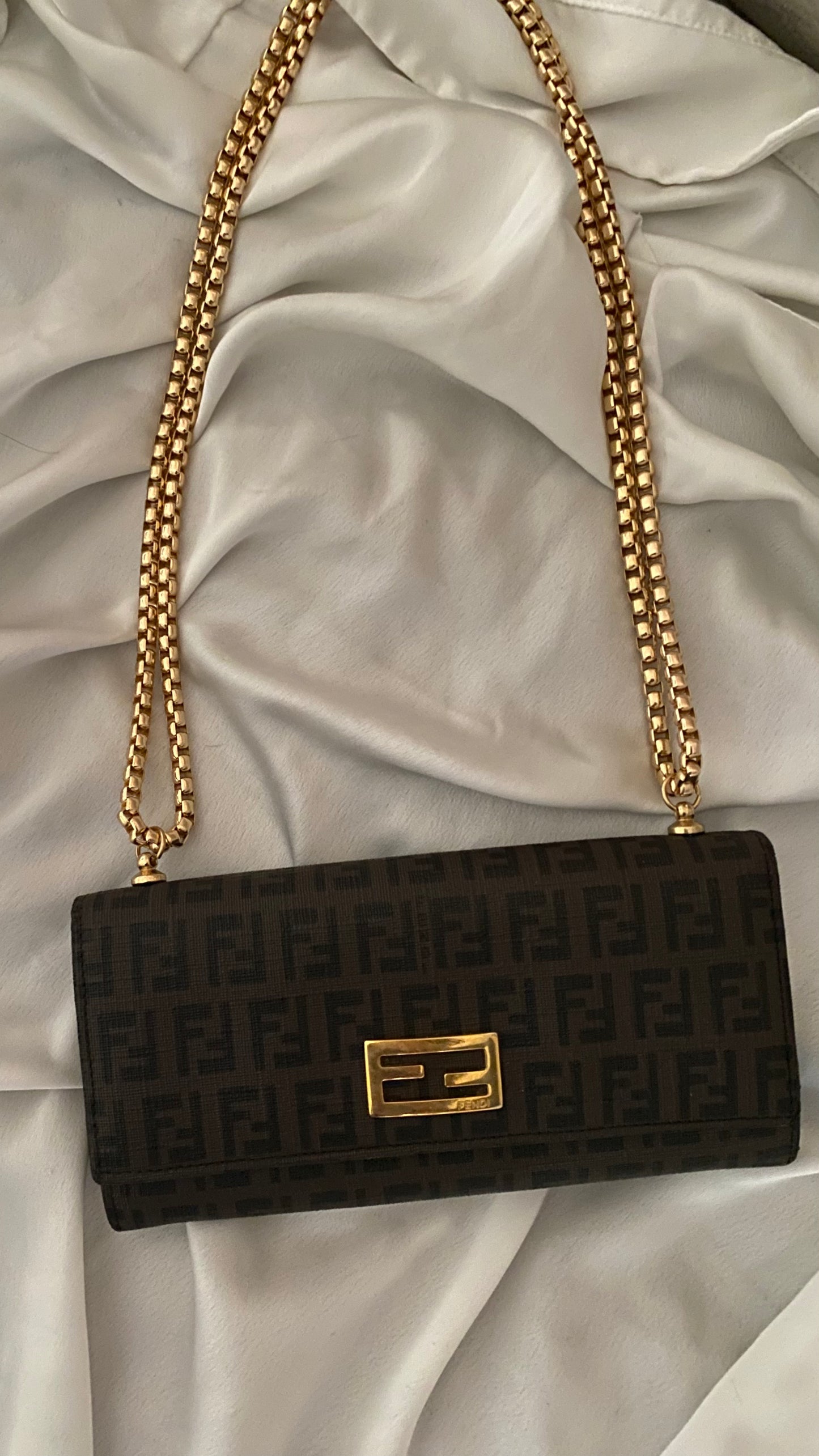 Fendi pochette brown