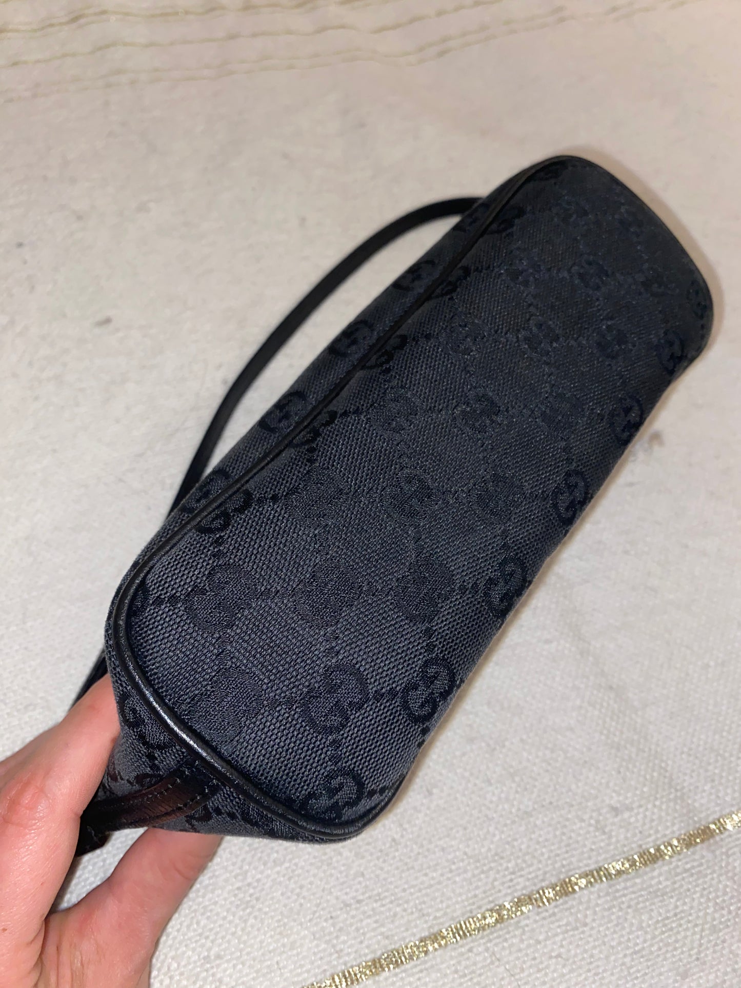 Gucci boat monogram nera