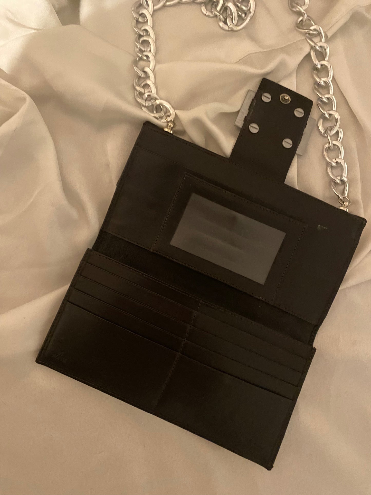 Pochette fendi tessuto monogram