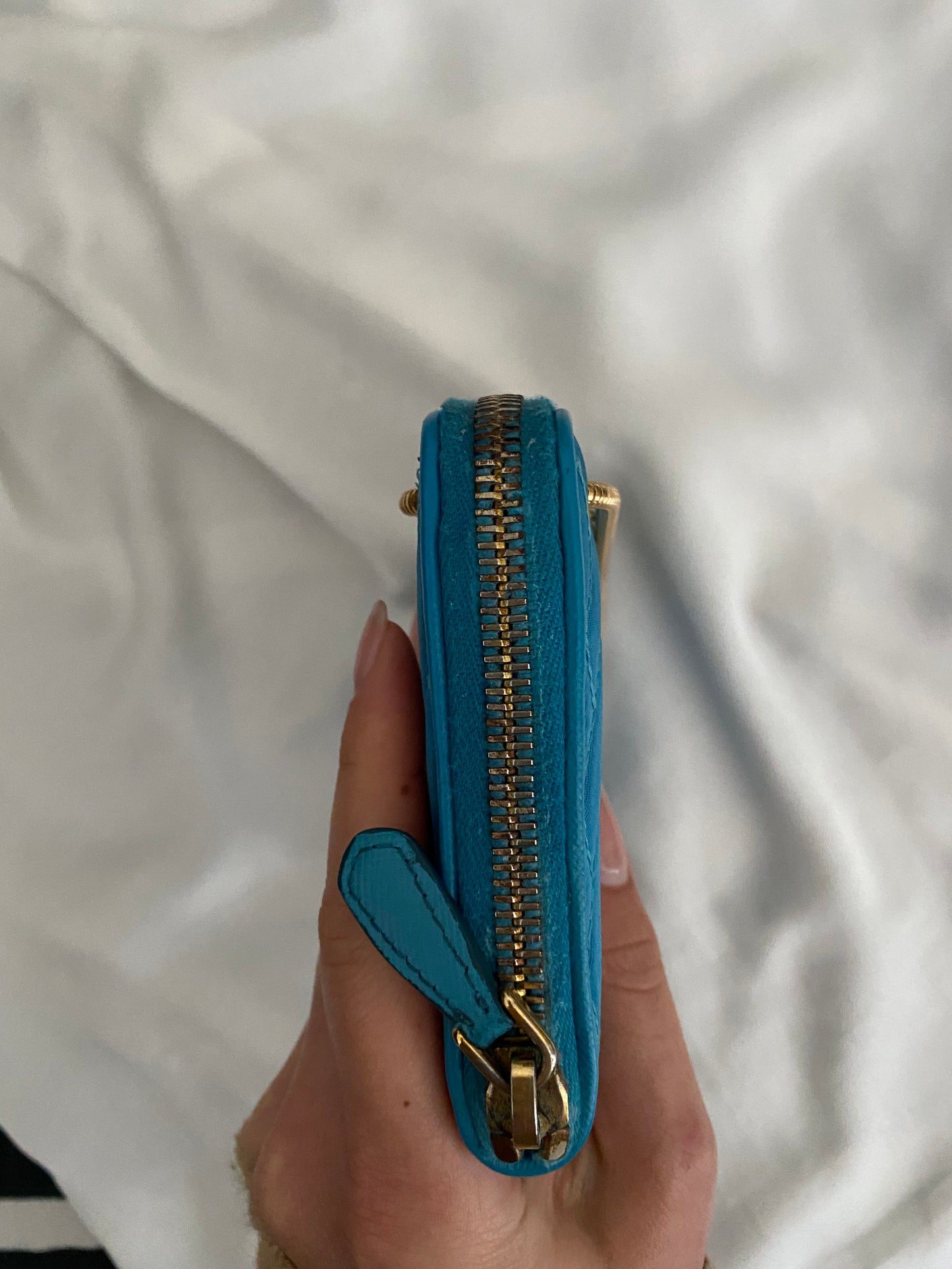 Prada Pochette Turchese Reluxe